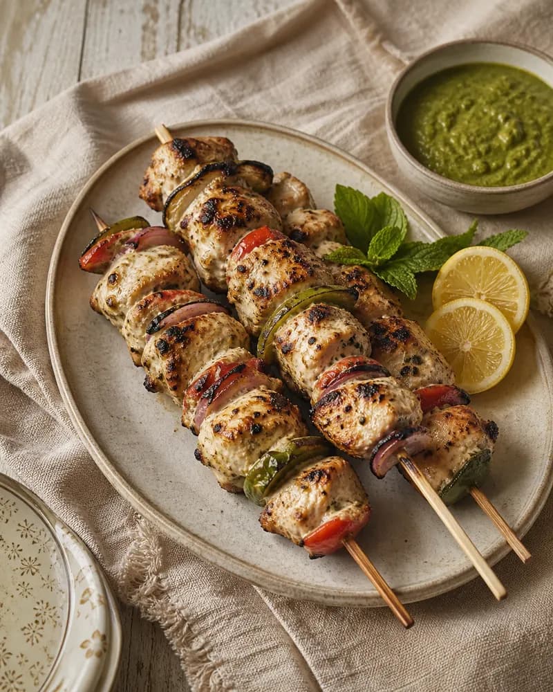 Indian BBQ Malai Chicken Tikka