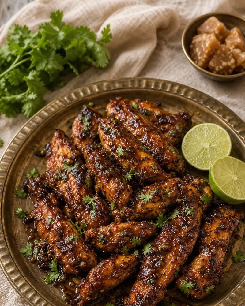 Indian BBQ Tamarind Jaggery Chicken