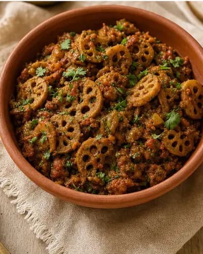 Bhee ji Bhaji (Lotus Stem)