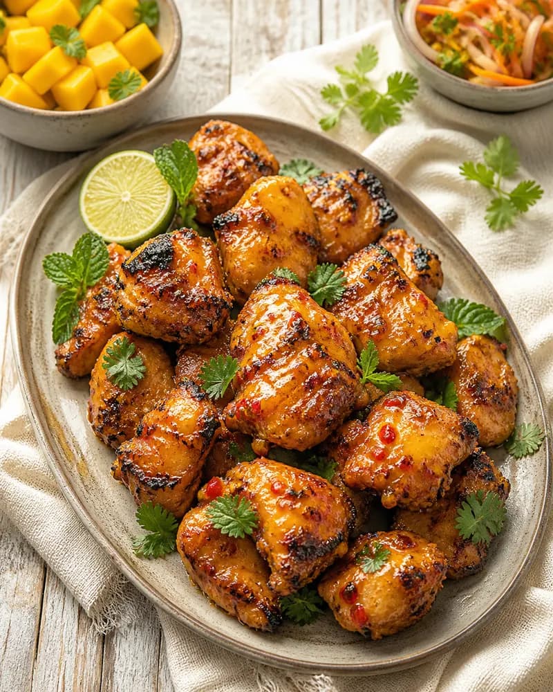 Indian BBQ Mango Chilli Chicken