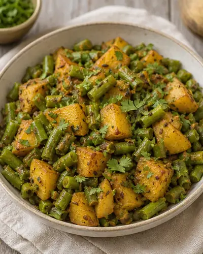 Aloo Beans Sabzi