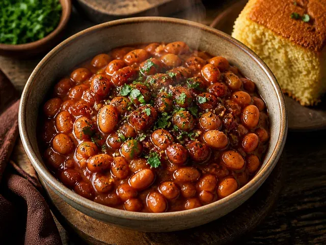 Smoky Baked Beans (Vegan)