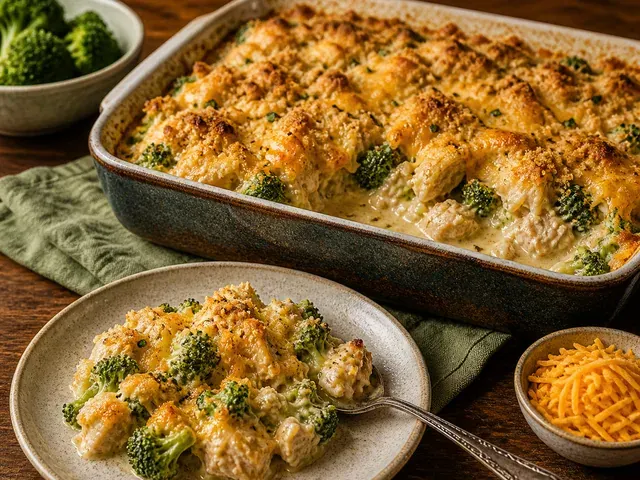 Chicken Broccoli Cheese Bake