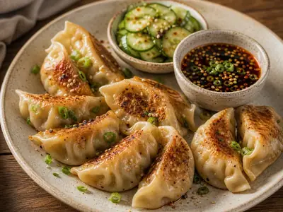 Chicken Pot Stickers (Pan-Fried Dumplings)