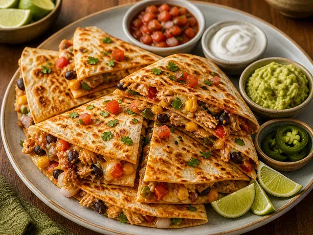 Loaded Chicken Quesadilla