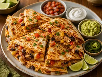 Loaded Chicken Quesadilla