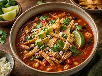 Tex-Mex Chicken Tortilla Soup