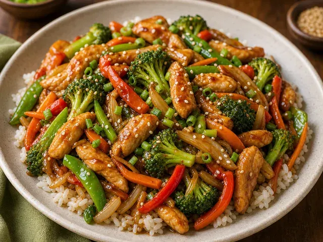 American Chicken Stir-Fry (Soy-Garlic)