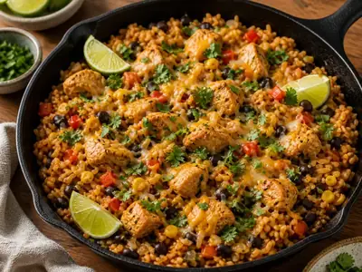 Tex-Mex Chicken Rice Skillet