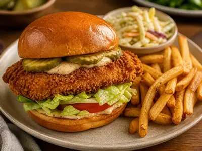 Crispy Chicken Sandwich (Baked)