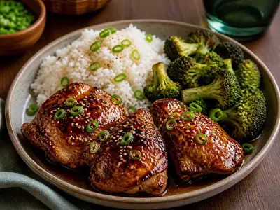 Honey Garlic Chicken Thighs