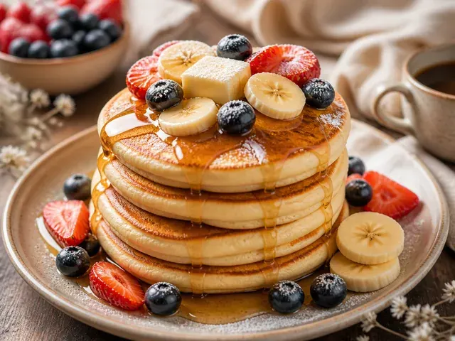 Fluffy Vegan Pancakes