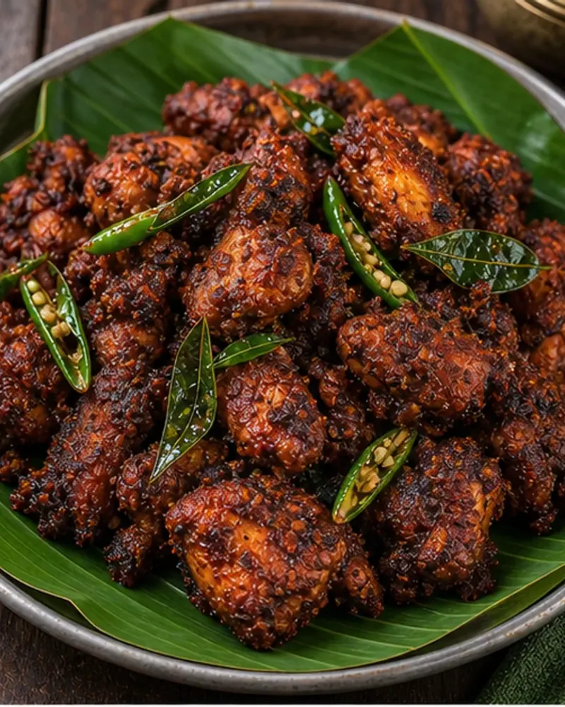 Andhra Chicken Fry (Kodi Vepudu)