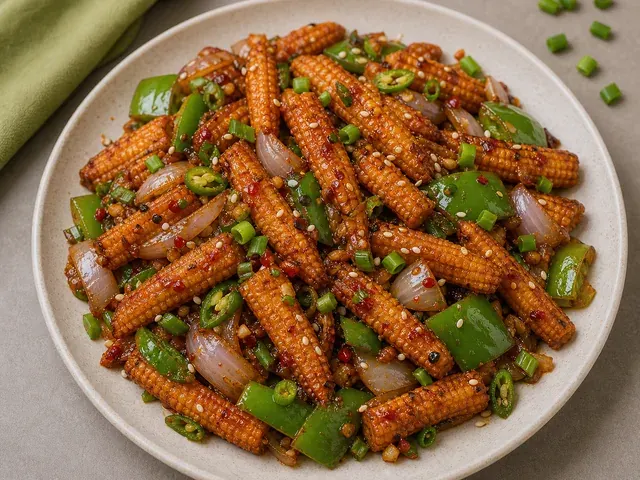 Baby Corn Chilli