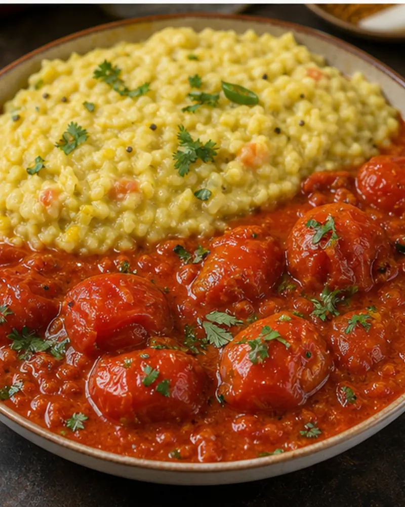 Bhatia Akho Tomato Curry