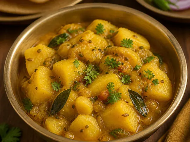 Bhatia Aloo Sabzi (Quick Potato Curry)