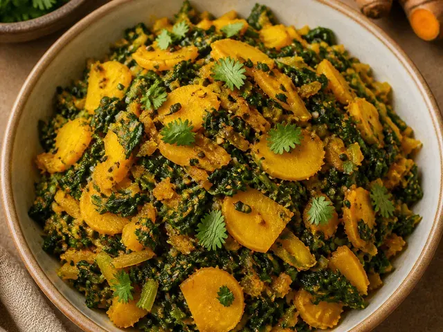 Bhatia Haldi Ka Saag (Fresh Turmeric Saute)