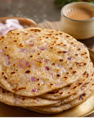 Bhatia Lola (Sweet Onion Roti)