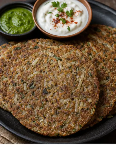 Buckwheat Chilla (Kuttu Cheela)