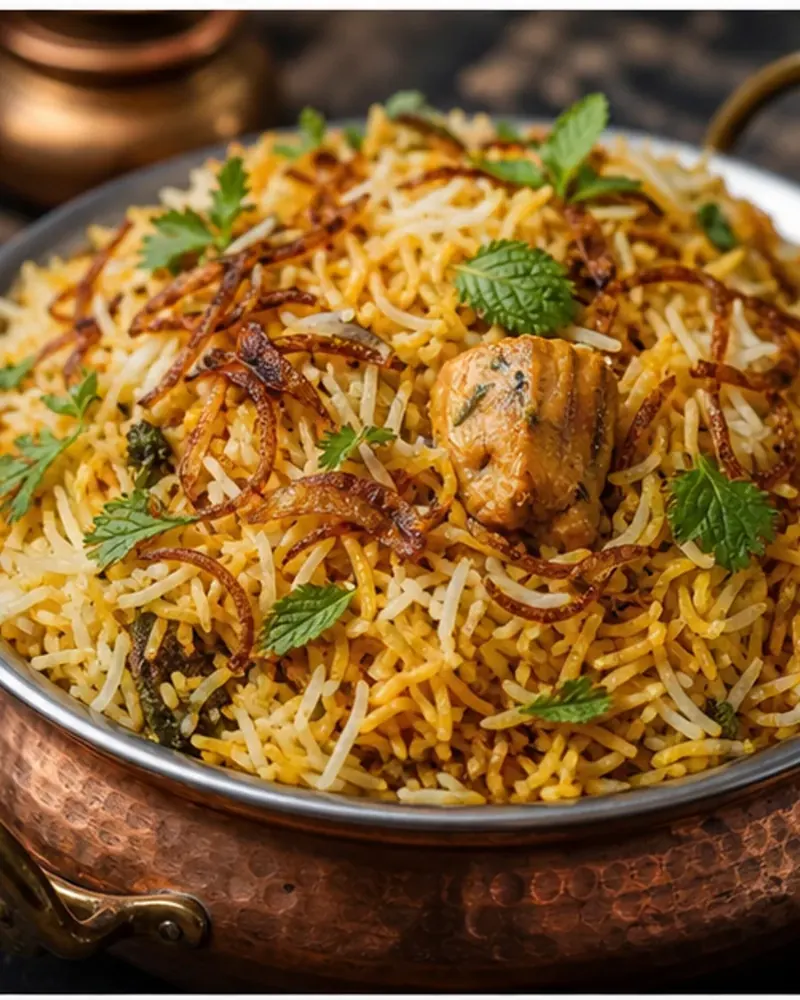 Chicken Biryani (Layered)