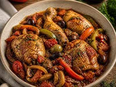 Chicken Cacciatore (Hunter Style)
