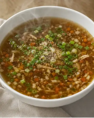 Manchow Chicken Clear Soup