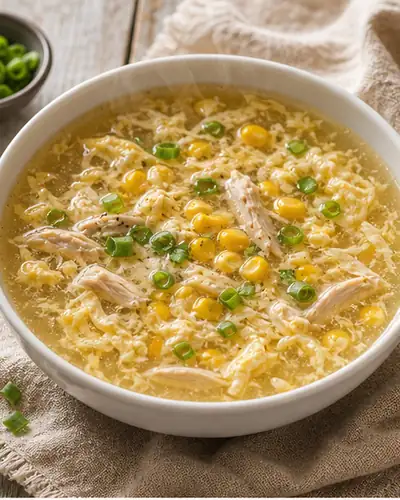 Chicken Corn Egg Drop Soup