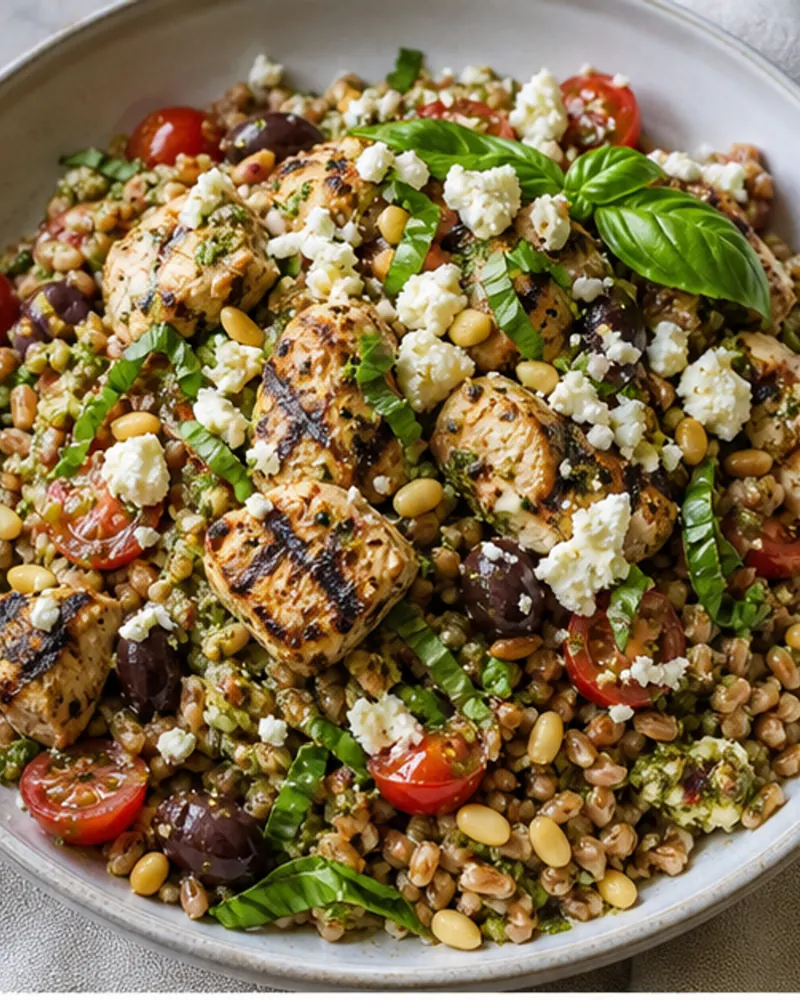 Chicken Pesto Grain Bowl