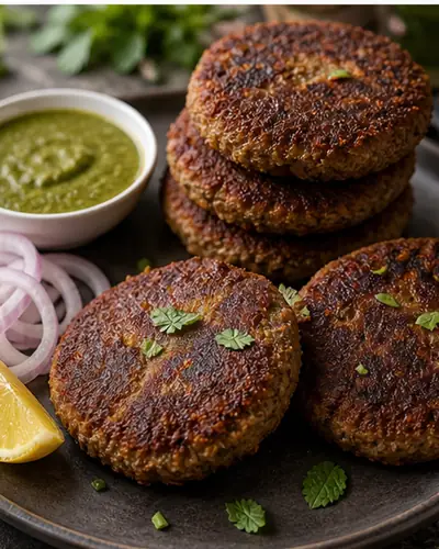 Baked Chicken Shami Kebab