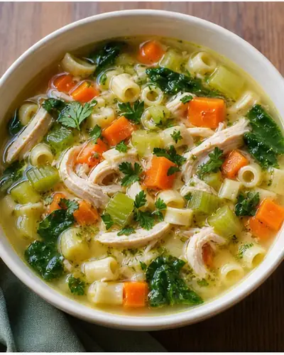 Chicken Veg Comfort Soup