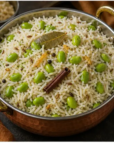 Edamame Pulao
