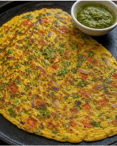 Egg-Besan Cheela