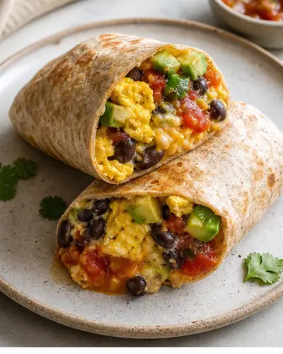 Breakfast Burrito (Egg + Beans)