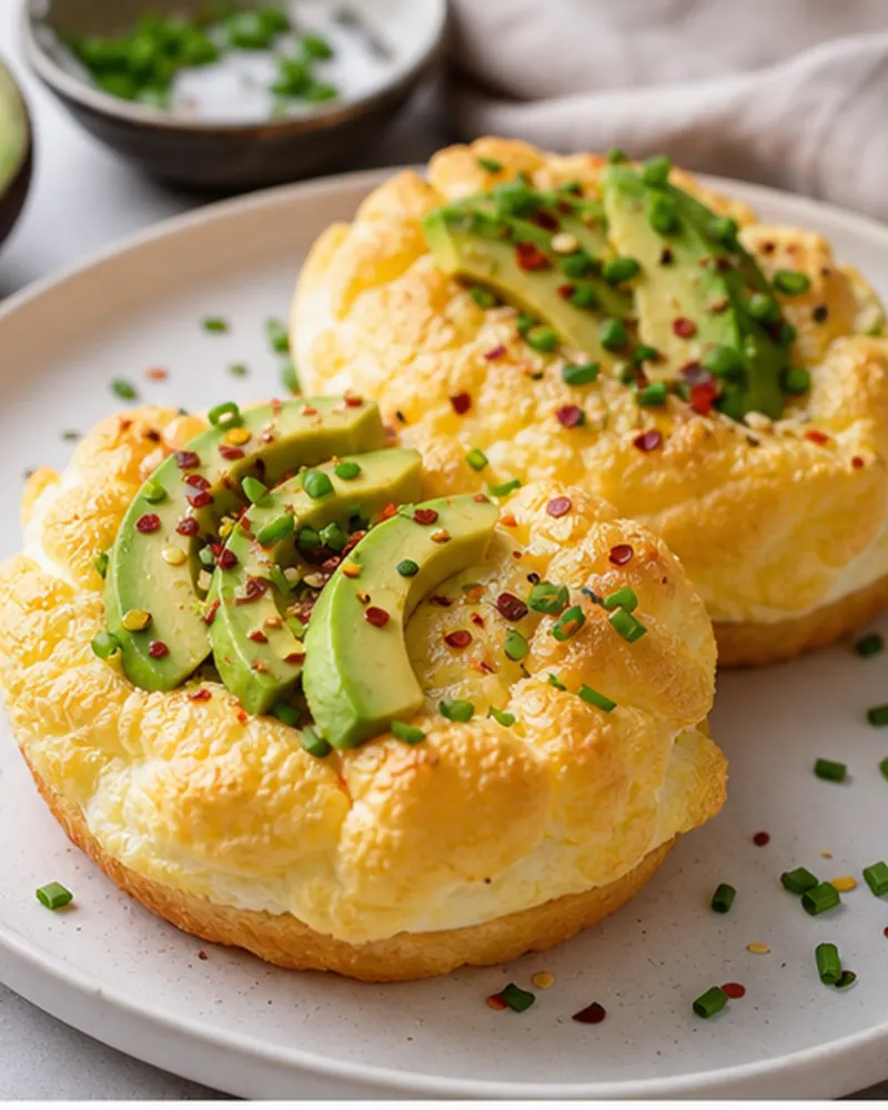 Egg Cloud Bread Toast