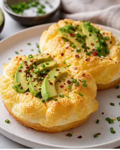 Egg Cloud Bread Toast