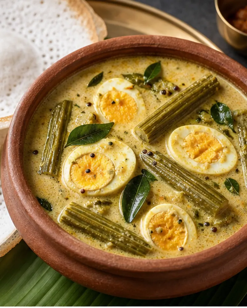 Keralan Egg Curry with Drumsticks