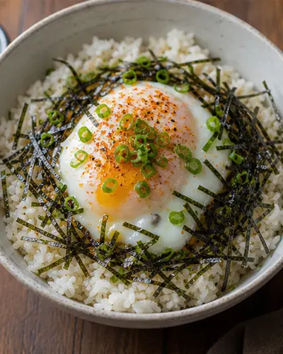 Onsen Egg Rice Bowl