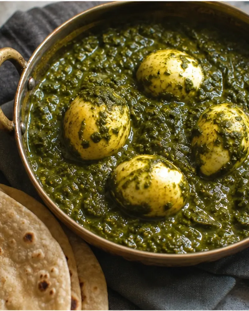 Egg Saag