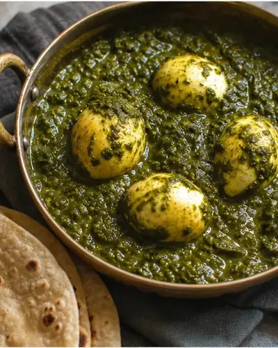 Egg Saag