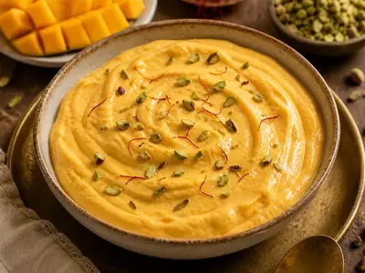 Aam Shrikhand (Mango Hung-Curd)