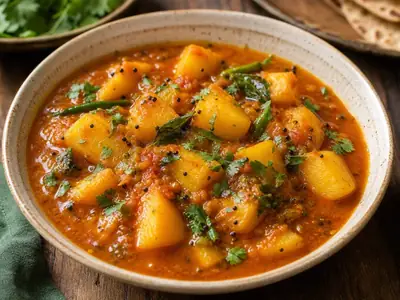 Gujarati Rasawalu Bateta Nu Shaak