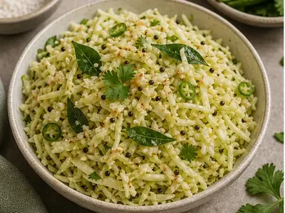 Cabbage Sambharo (Crunchy Slaw)