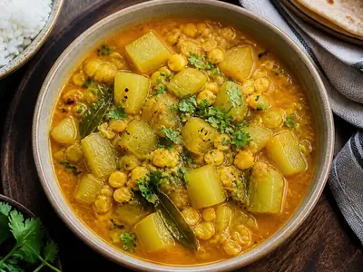 Dudhi Chana Dal Shaak