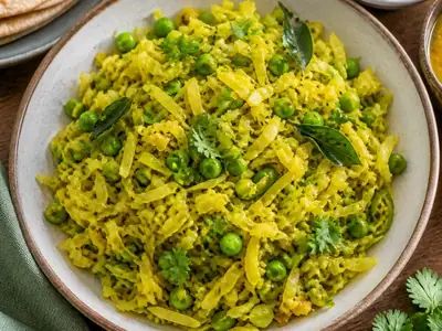 Kobi Vatana Sambharo (Cabbage-Pea Stir-Fry)