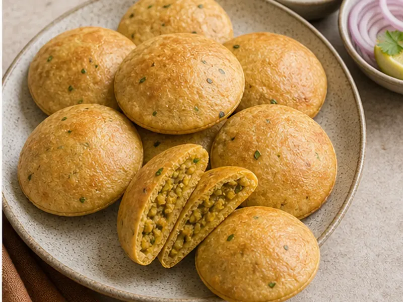 Baked Mag Dal Puri