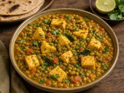 Mag Nu Paneer Shaak (Moong-Paneer)
