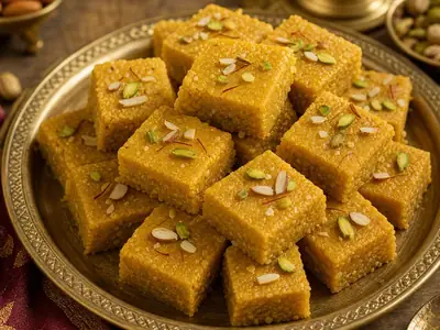 Mohanthal (Besan-Ghee Fudge)