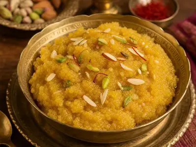 Moong Dal Sheera (Festival Sweet)