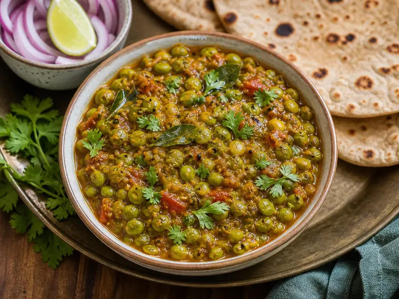 Tuvar Dana Shaak (Fresh Pigeon Pea Sabzi)