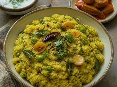 Vagharela Khichdi (Tempered Leftover Khichdi)